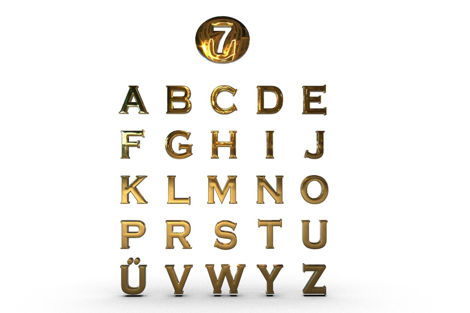 Gold harfler 7 numara