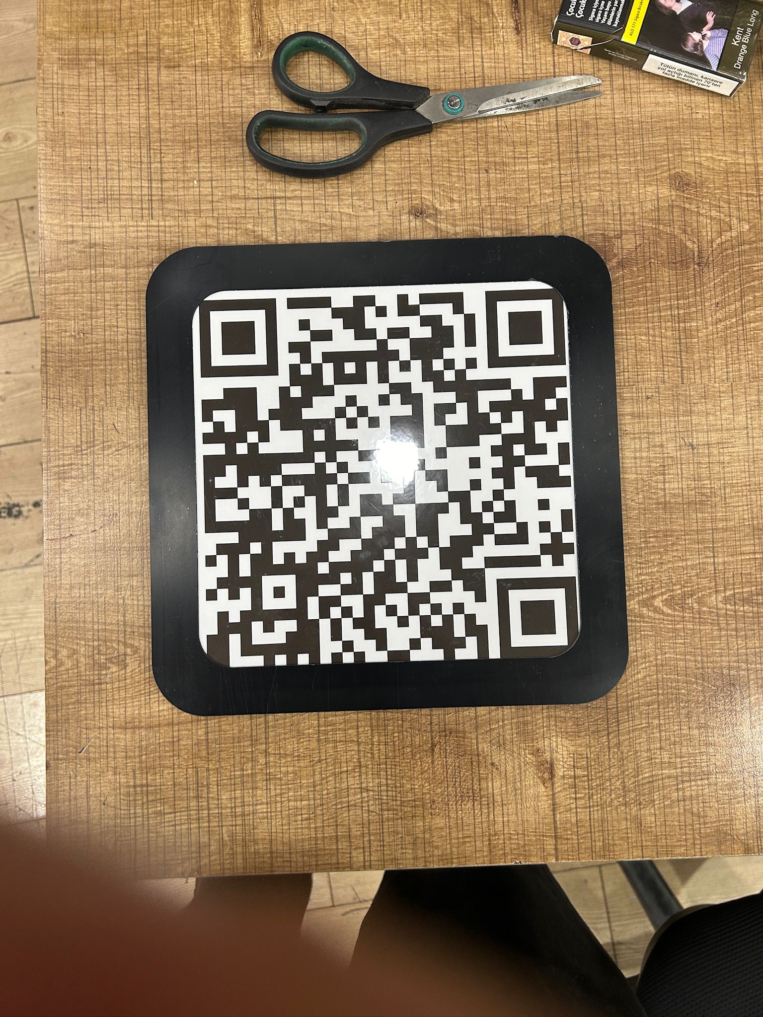 QR Kod Duvar Dekor