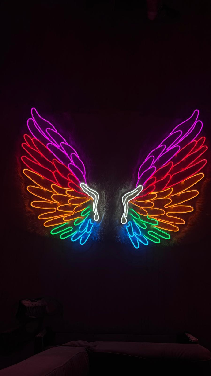 Melek Kanadı -Neon Pano