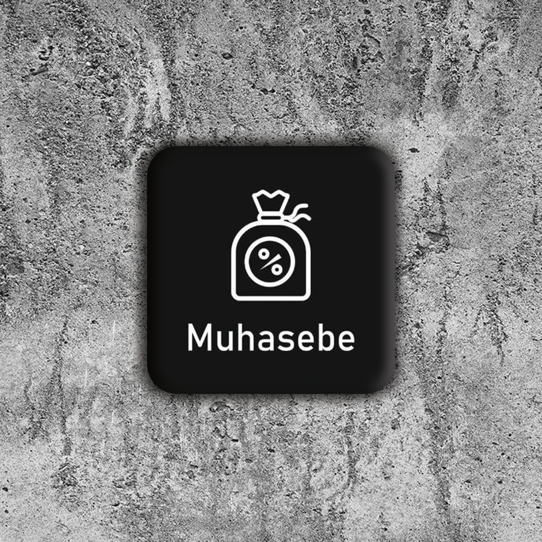 Muhasebe Odası - Oda İsimlik