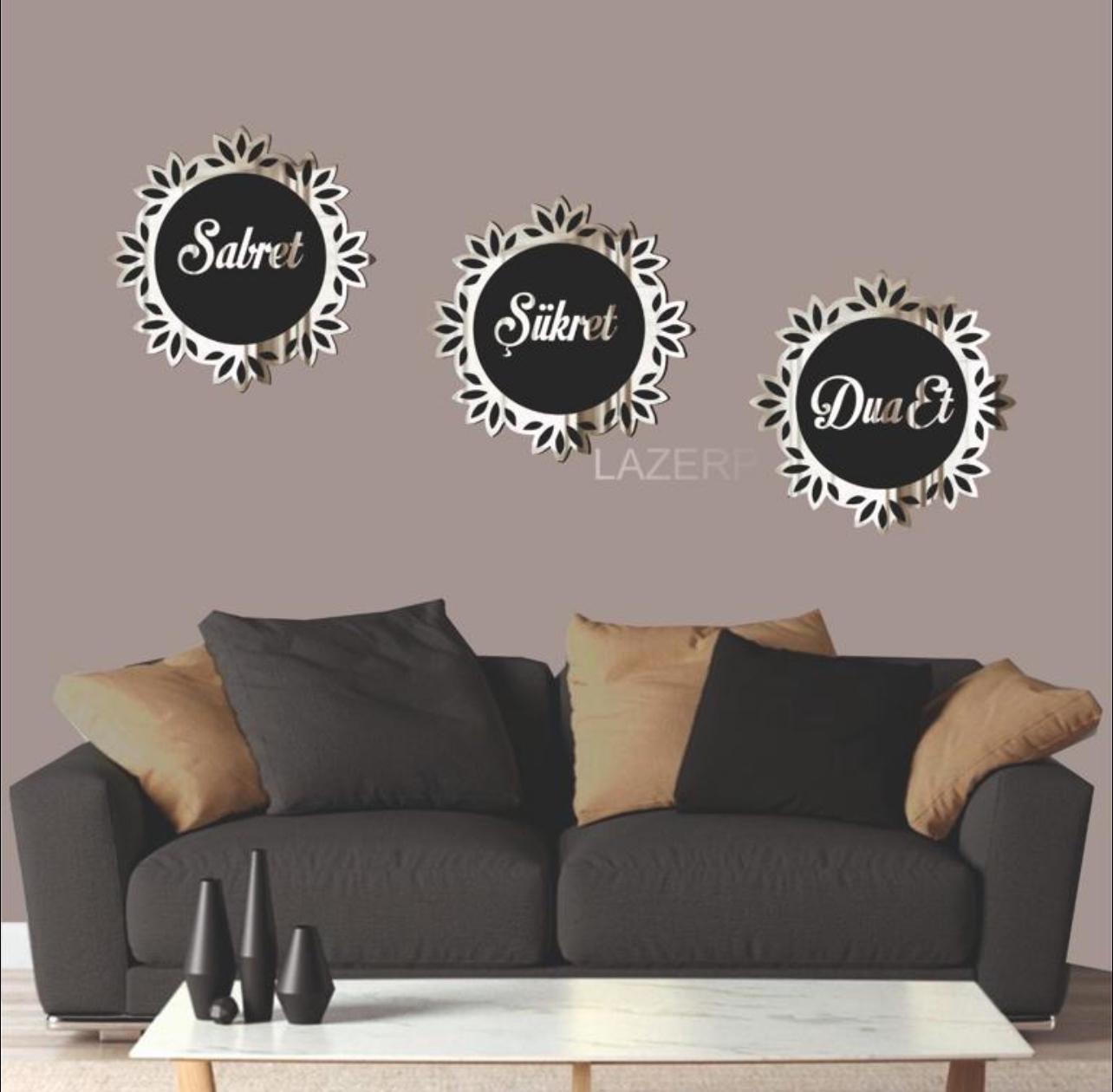 Sabret Şükret Dua Et 3'lü Takım
