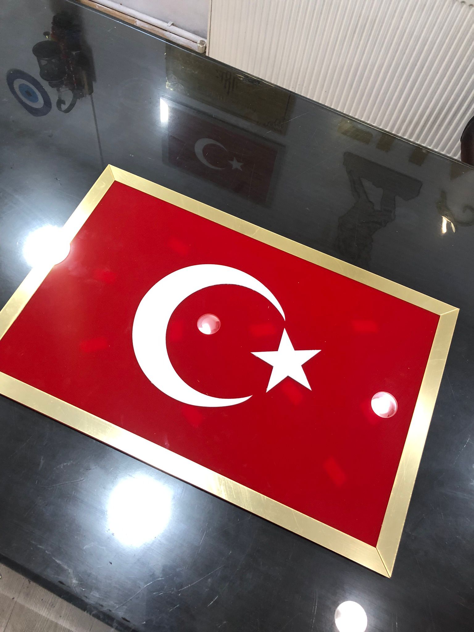 Türk Bayrağı- Gold