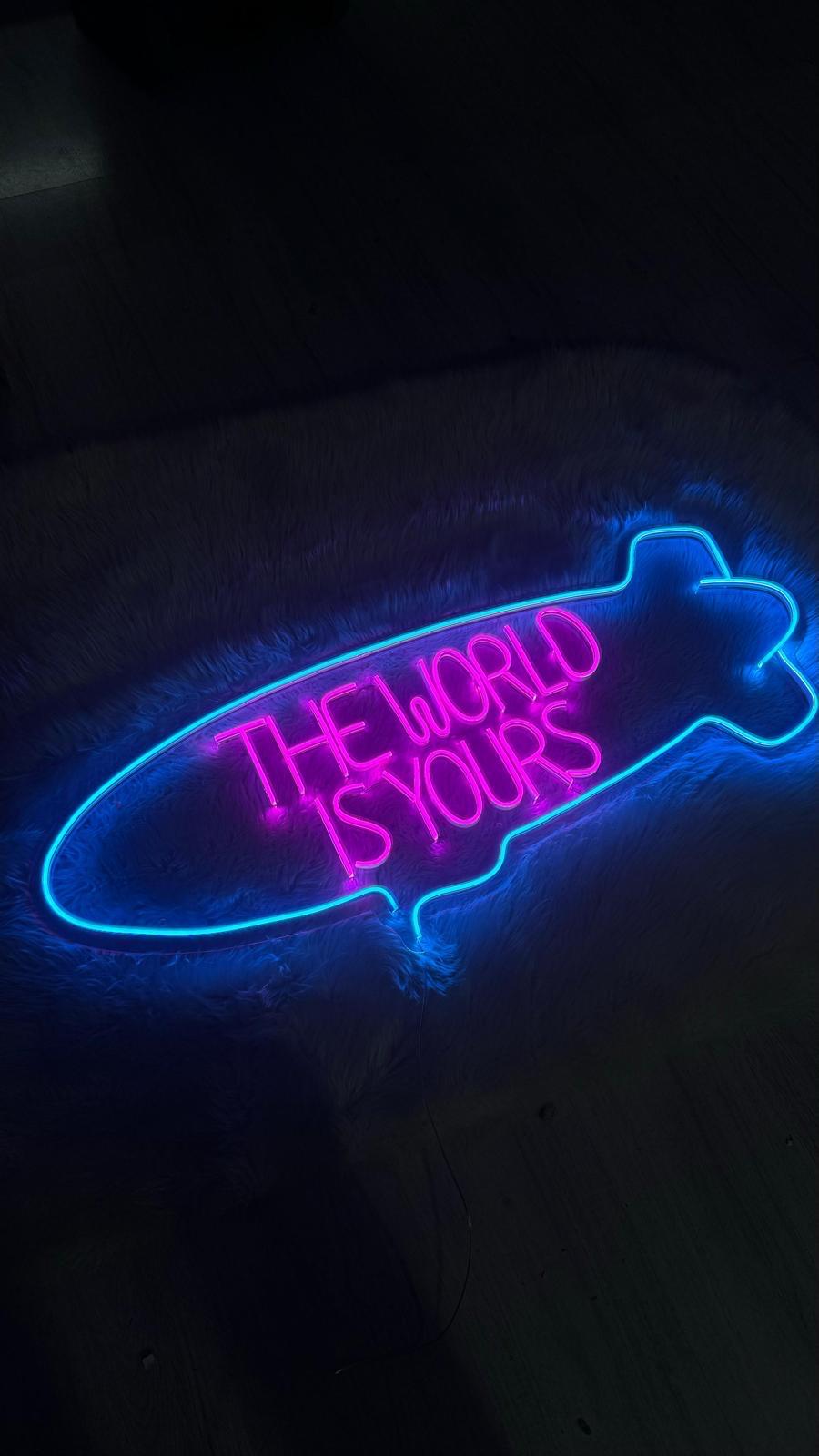 The World Is Yours -Neon Pano
