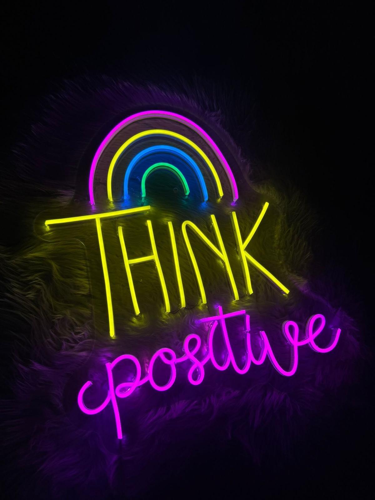 Think Positive -Neon Pano