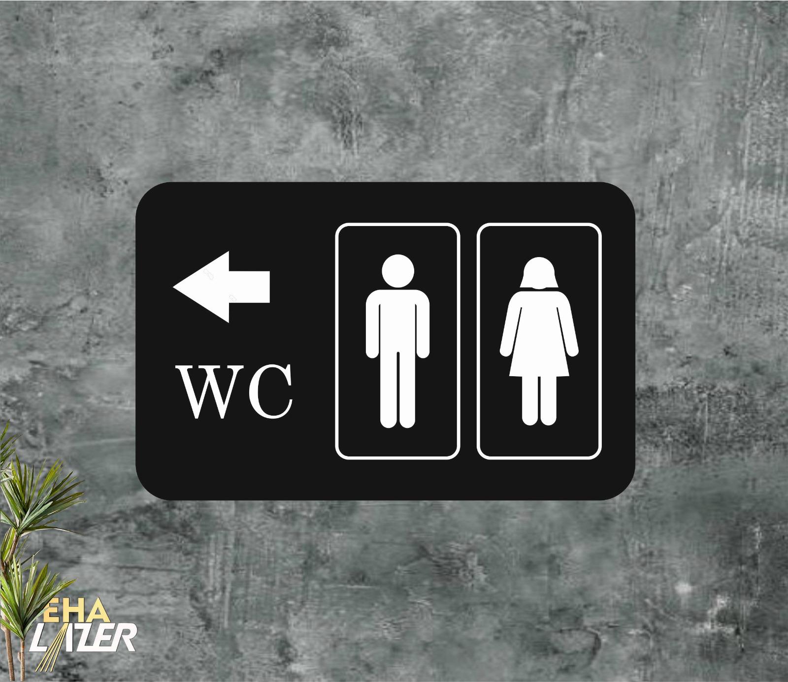 ERKEK/KADIN WC PANO TEKLİ