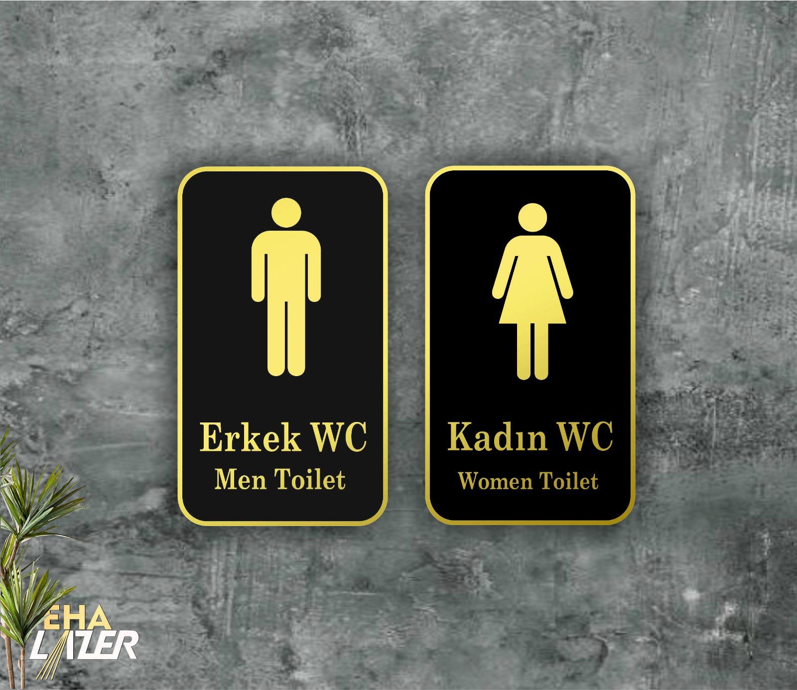 ERKEK/KADIN WC 2-Lİ PANO 1