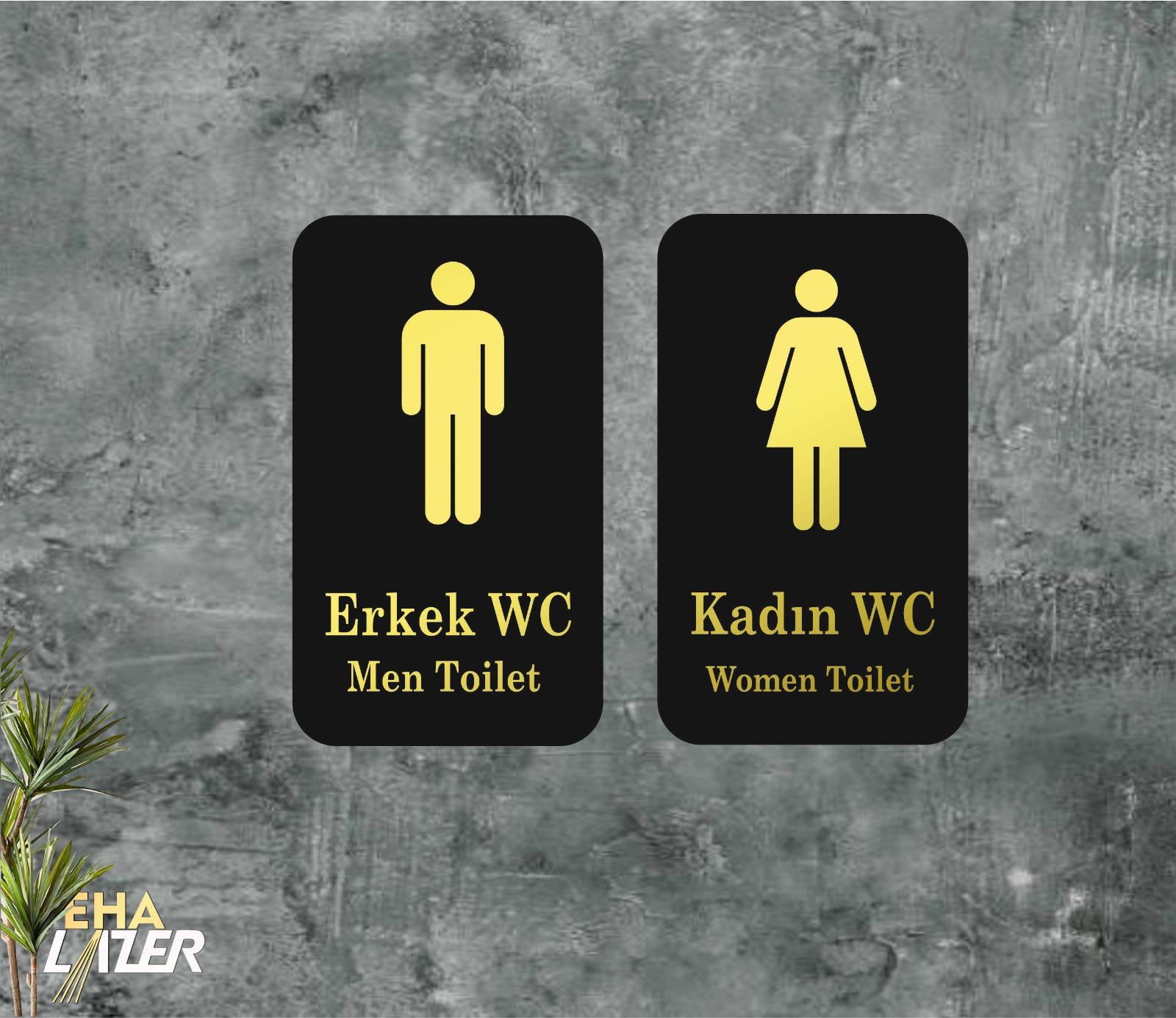 ERKEK/KADIN WC 2-Lİ PANO 2