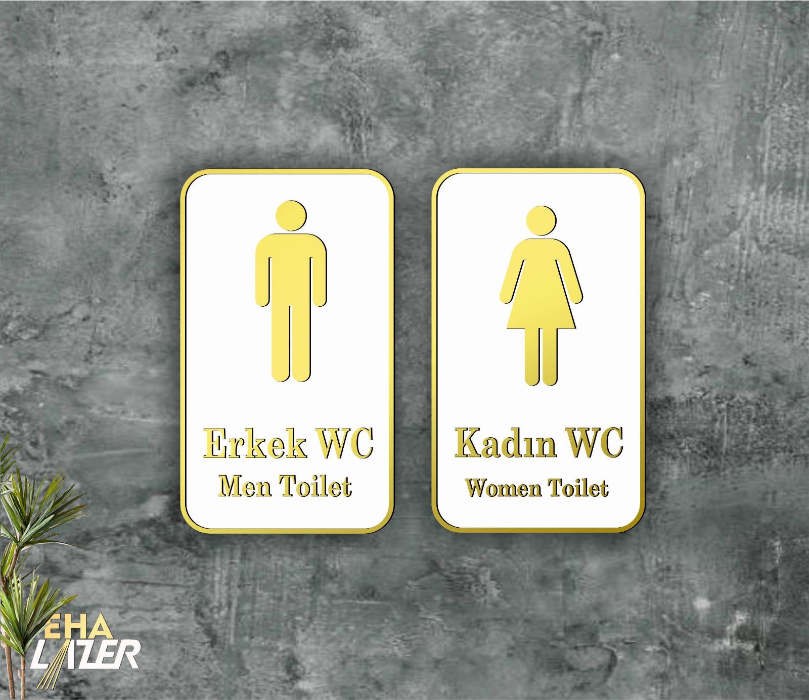 ERKEK/KADIN WC 2-Lİ PANO 5